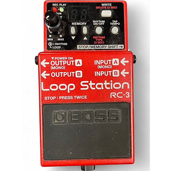 Used BOSS RC3 Loop Station Pedal