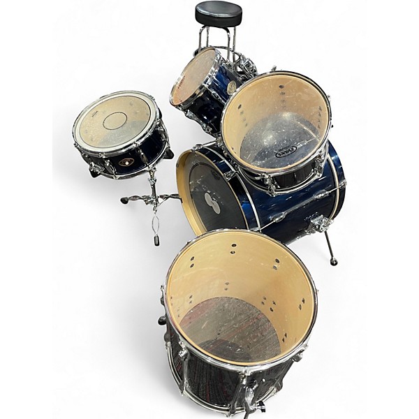 Used TAMA 5 Piece Rockstar BLUE Drum Kit