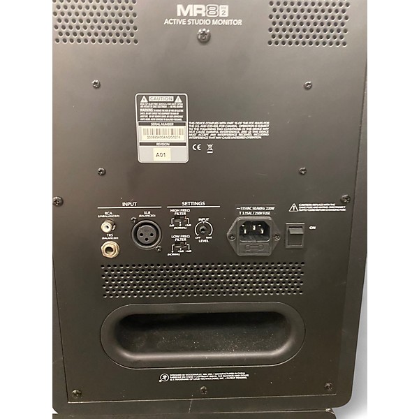 Used Mackie MR8 MKII Pair Powered Monitor