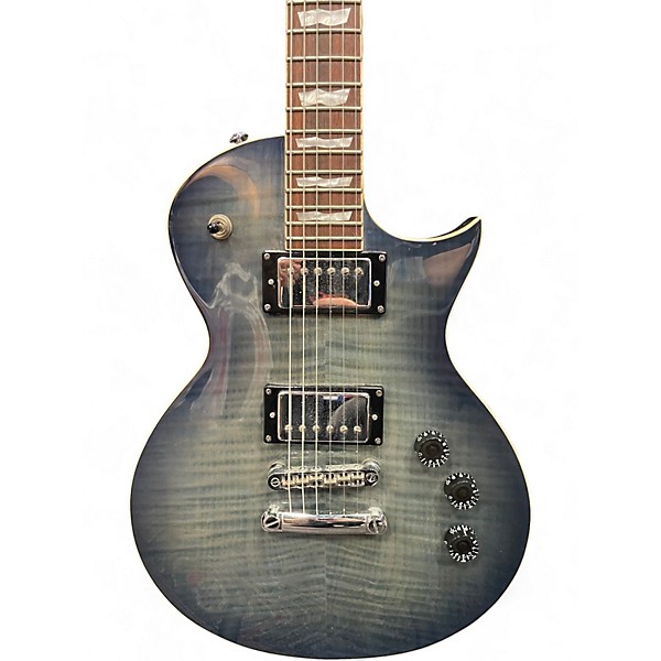 Used ESP LTD EC256FM Cobalt blue Solid Body Electric Guitar