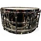 Used Ludwig 14X6.5 Black Magic Snare Black Chrome Drum