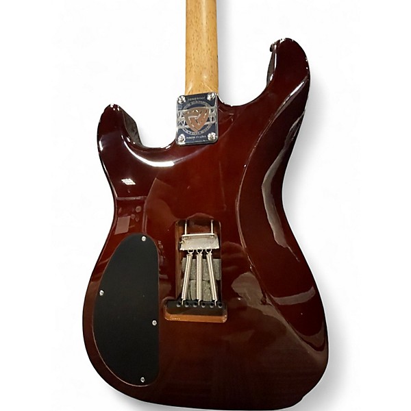 Used Chris Campbell 5a Strat 5a Quilt Dragonburst Solid Body Electric Guitar