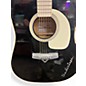 Used Esteban The vintage Black and White Acoustic Electric Guitar
