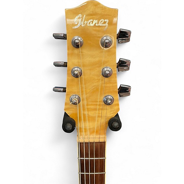 Used 2025 Ibanez EW20QM Trans Amber Acoustic Electric Guitar