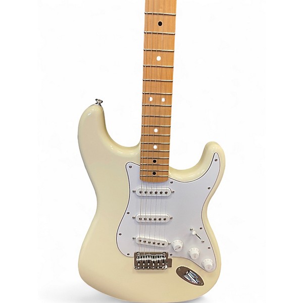 Used 2025 Fender Standard Stratocaster Alpine White Solid Body Electric Guitar
