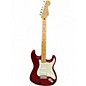 Used Fender MIM DELUXE STRATOCASTER Candy Apple Red Solid Body Electric Guitar thumbnail