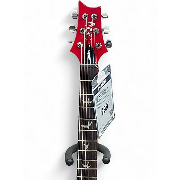Used PRS STUDIO SE Crimson Red Burst Solid Body Electric Guitar