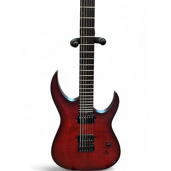 Used Schecter Guitar Research SUNSET EXTREME Crimson Red Burst Solid Body Electric Guitar
