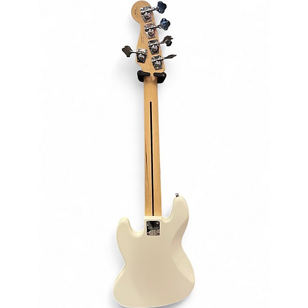 Used Squier Affinity Jazz Bass V 5 String Olympic White Electric Bass Guitar