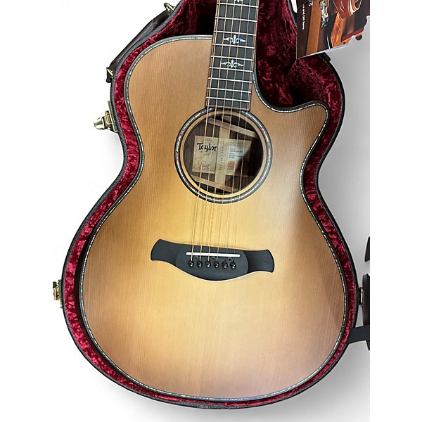 Used 2022 Taylor Builders Edition 912ce Wild Honey Burst Acoustic Electric Guitar