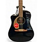 Used Fender Redondo Player LH Black Acoustic Electric Guitar