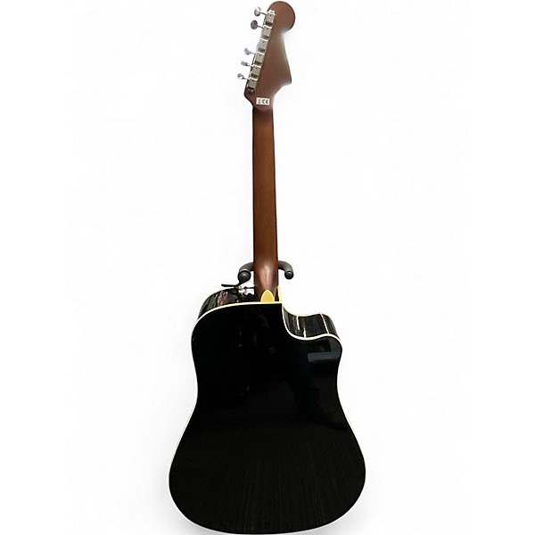 Used Fender Redondo Player LH Black Acoustic Electric Guitar