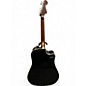 Used Fender Redondo Player LH Black Acoustic Electric Guitar