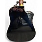 Used Fender Redondo Player LH Black Acoustic Electric Guitar