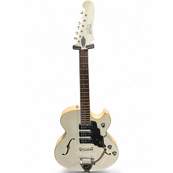 Used Guild SF1-JET90 WHITE SATIN Hollow Body Electric Guitar