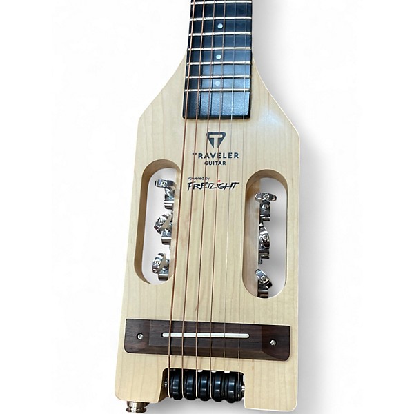 Used Traveler Guitar fretlight model Natural Solid Body Electric Guitar