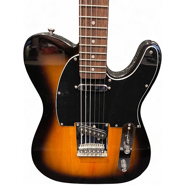 Used Squier Bullet Telecaster 2 Tone Sunburst Solid Body Electric Guitar