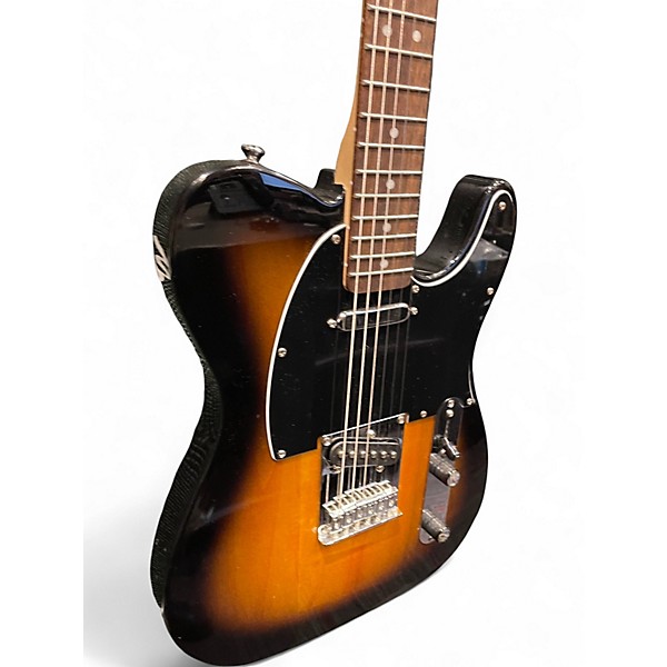 Used Squier Bullet Telecaster 2 Tone Sunburst Solid Body Electric Guitar