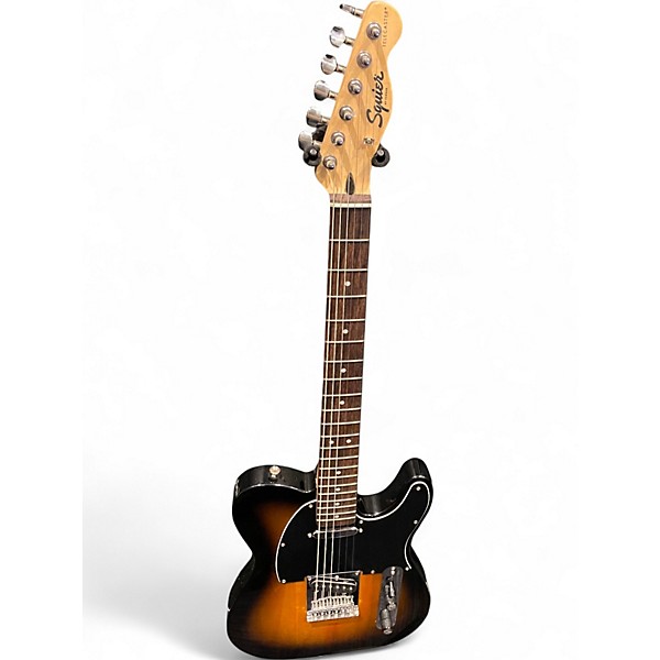 Used Squier Bullet Telecaster 2 Tone Sunburst Solid Body Electric Guitar