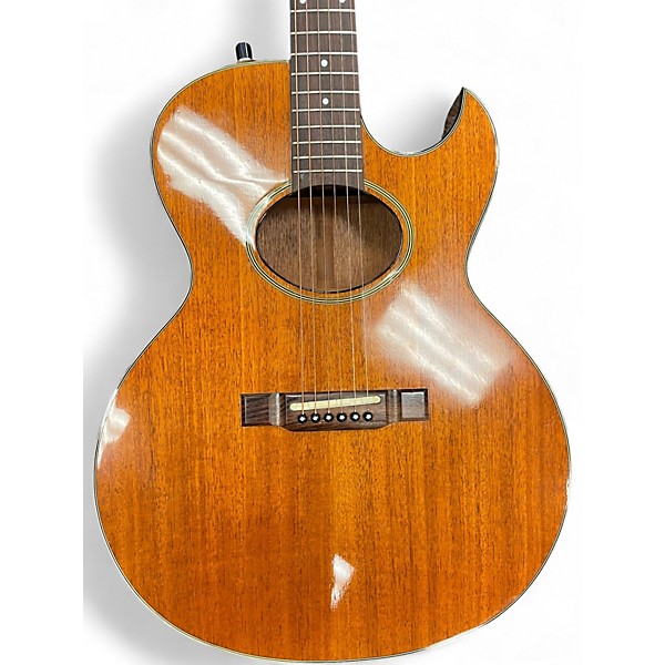 Used Washburn EA40 Natural Acoustic Electric Guitar