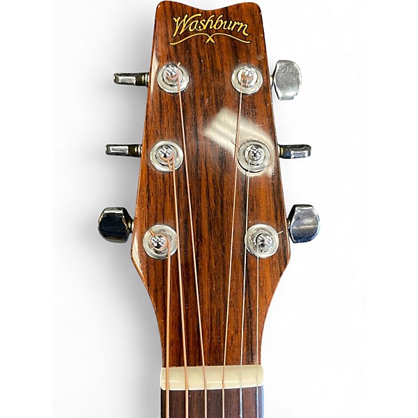 Used Washburn EA40 Natural Acoustic Electric Guitar
