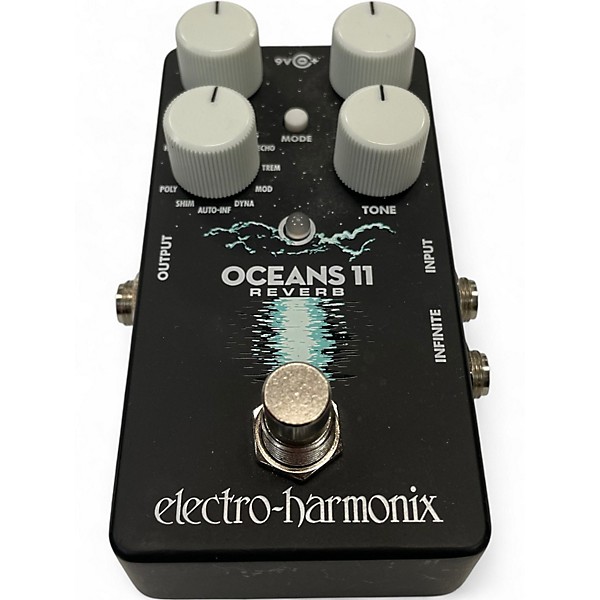 Used Electro-Harmonix Oceans 11  Reverb Effect Pedal