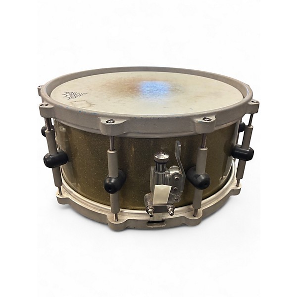 Used Bison Drum Company 14X5.5 NGU Maple Gold Sparkle Drum