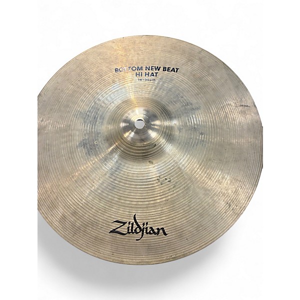 Used Zildjian 14in New Beat Hi Hat Pair Cymbal