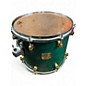 Used 1990s Yamaha 5 Piece MIJ Maple Custom Emerald Green Drum Kit