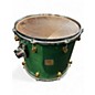 Used 1990s Yamaha 5 Piece MIJ Maple Custom Emerald Green Drum Kit
