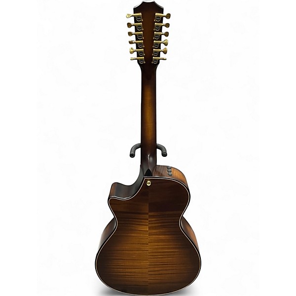Used Taylor 652ce BUILDERS EDITION Tobacco Burst 12 String Acoustic Electric Guitar