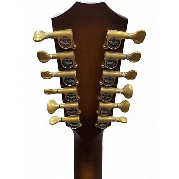 Used Taylor 652ce BUILDERS EDITION Tobacco Burst 12 String Acoustic Electric Guitar