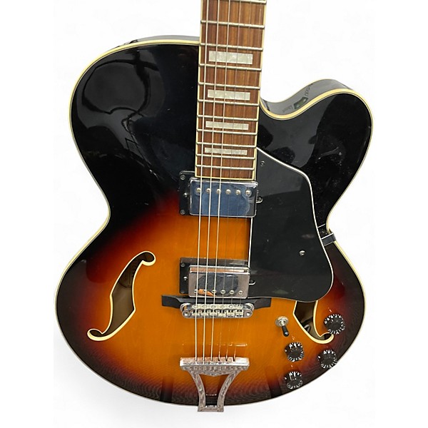 Used Ibanez AF75 2 Tone Sunburst Hollow Body Electric Guitar