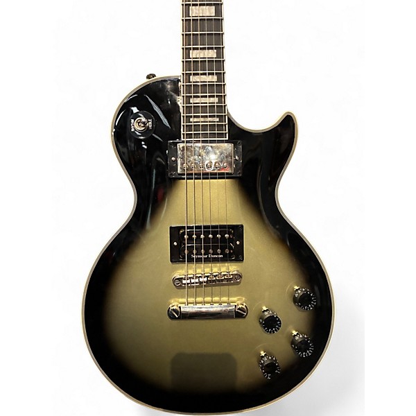 Used 2021 Epiphone Adam Jones "Veil of Bees" Les Paul Custom "Veil of Bees" Silverburst Solid Body Electric Guitar