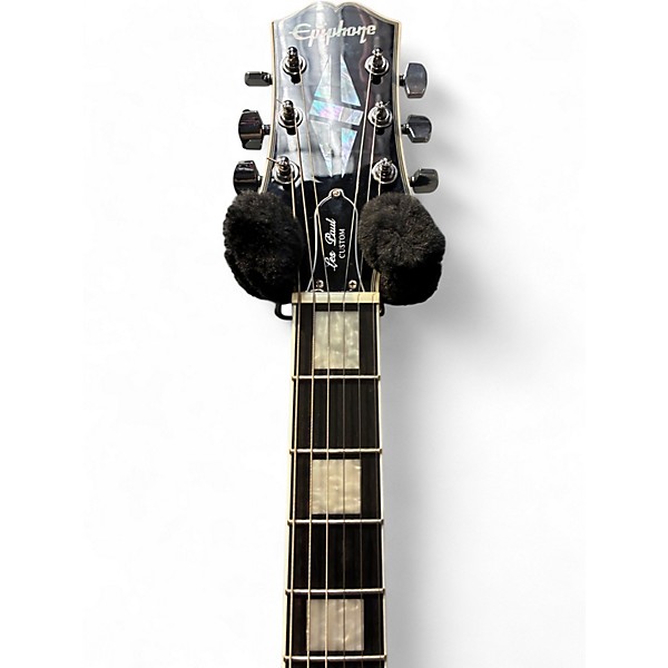Used 2021 Epiphone Adam Jones "Veil of Bees" Les Paul Custom "Veil of Bees" Silverburst Solid Body Electric Guitar