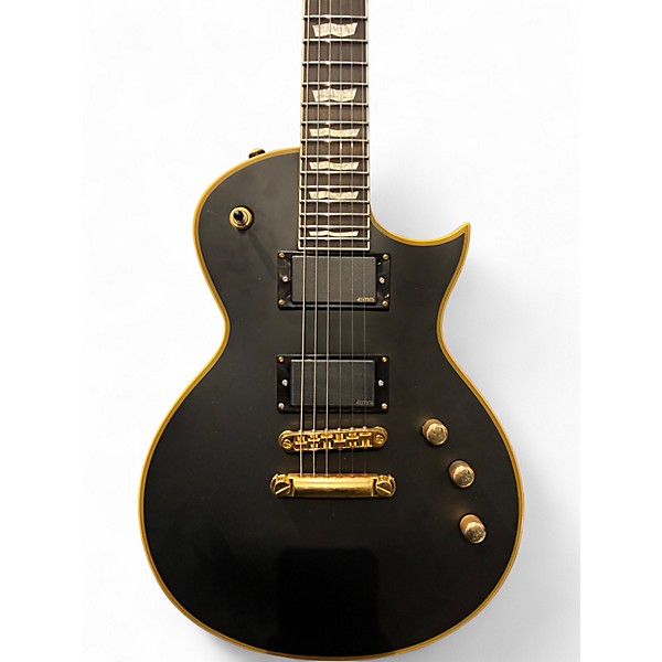 Used ESP LTD EC1000 Vintage Black Solid Body Electric Guitar