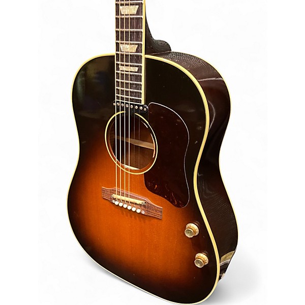 Used Gibson 1964 J160E Vintage Sunburst Acoustic Electric Guitar