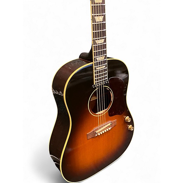 Used Gibson 1964 J160E Vintage Sunburst Acoustic Electric Guitar