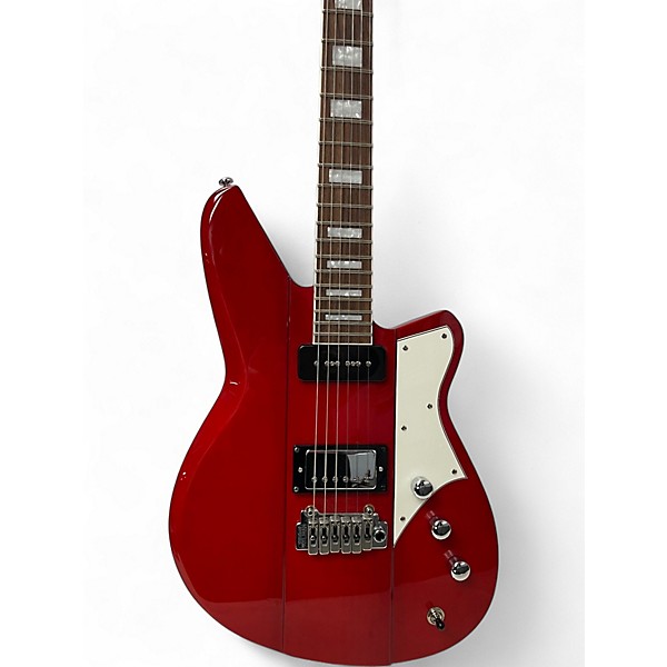 Used Reverend Warhawk DAW Trans Cherry Solid Body Electric Guitar