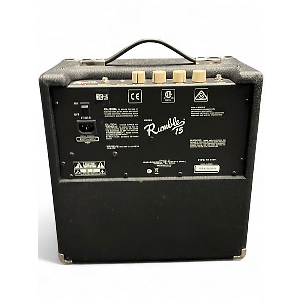 Used Fender Rumble 15 15W 1X8 Bass Combo Amp
