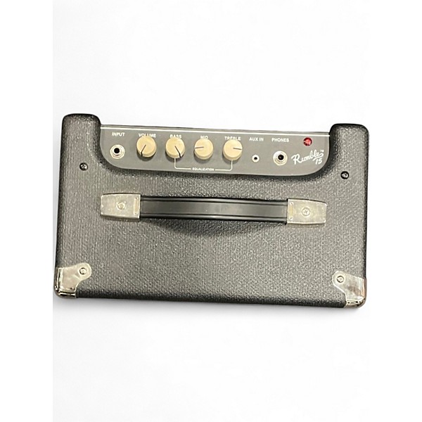Used Fender Rumble 15 15W 1X8 Bass Combo Amp