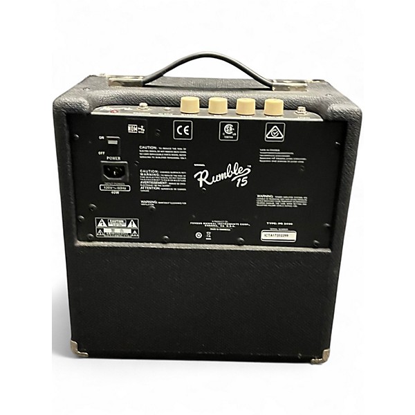 Used Fender Rumble 15 15W 1X8 Bass Combo Amp