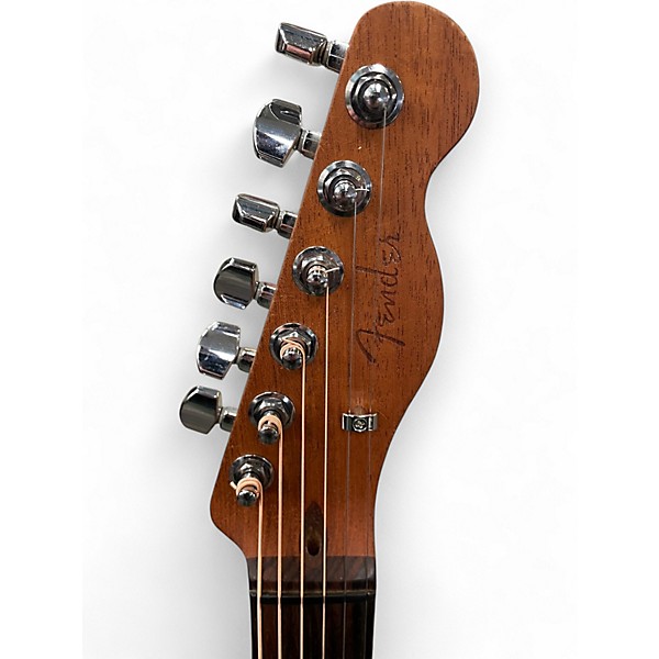 Used Fender Acoustasonic Player Telecaster Natural Acoustic Electric Guitar
