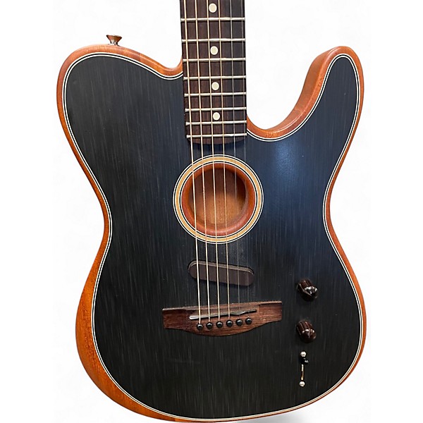 Used Fender Acoustasonic Player Telecaster Natural Acoustic Electric Guitar