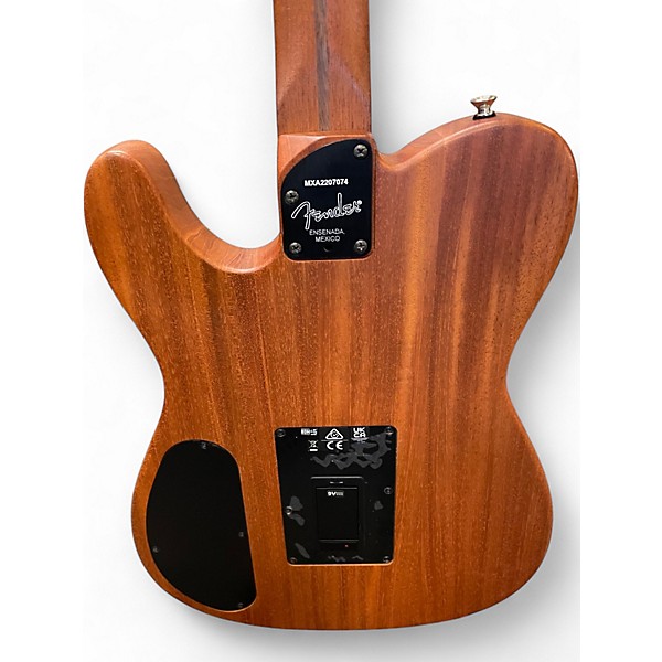 Used Fender Acoustasonic Player Telecaster Natural Acoustic Electric Guitar