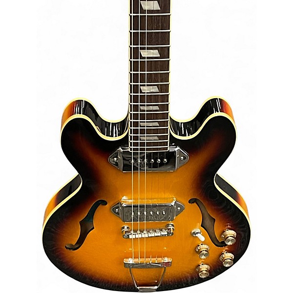 Used Epiphone Casino Coupe 2 Tone Sunburst Hollow Body Electric Guitar