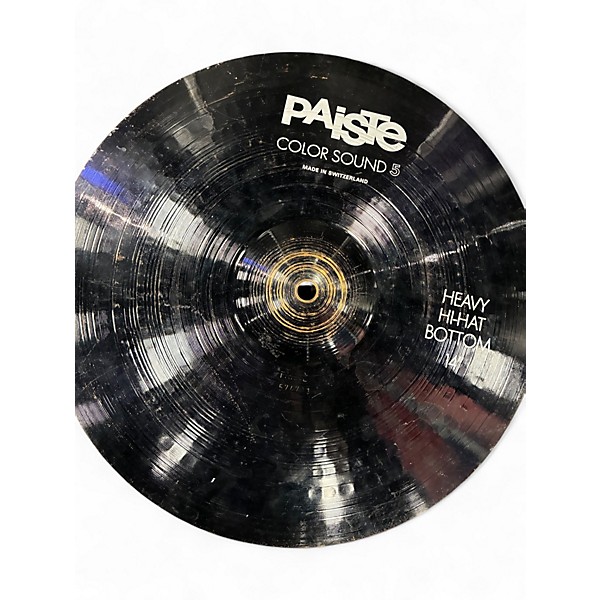 Used Paiste 14in Color Sound 5 Hi-Hat Pair Cymbal