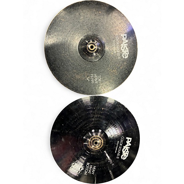 Used Paiste 14in Color Sound 5 Hi-Hat Pair Cymbal