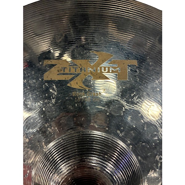 Used Zildjian 16in ZXT Titanium Rock Crash Cymbal