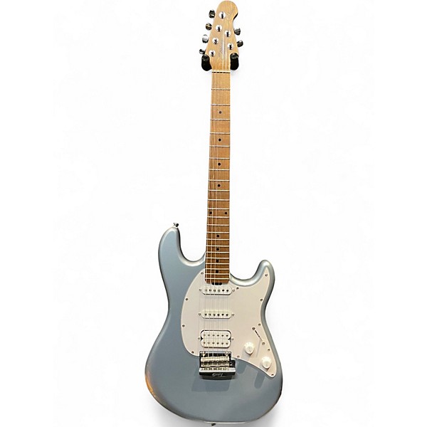 Used Sterling by Music Man Cutlass CT50 HSS Firemist Silver Solid Body Electric Guitar